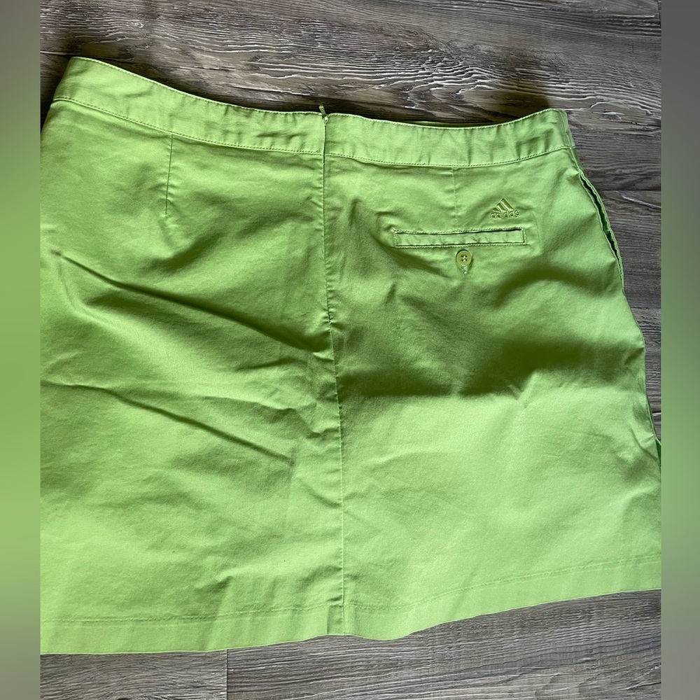 Adidas Lime Green Stretch Skirt - Picture 2 of 6